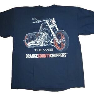 VTG Y2K Orange County Choppers The Web Black TShirt SZ XL